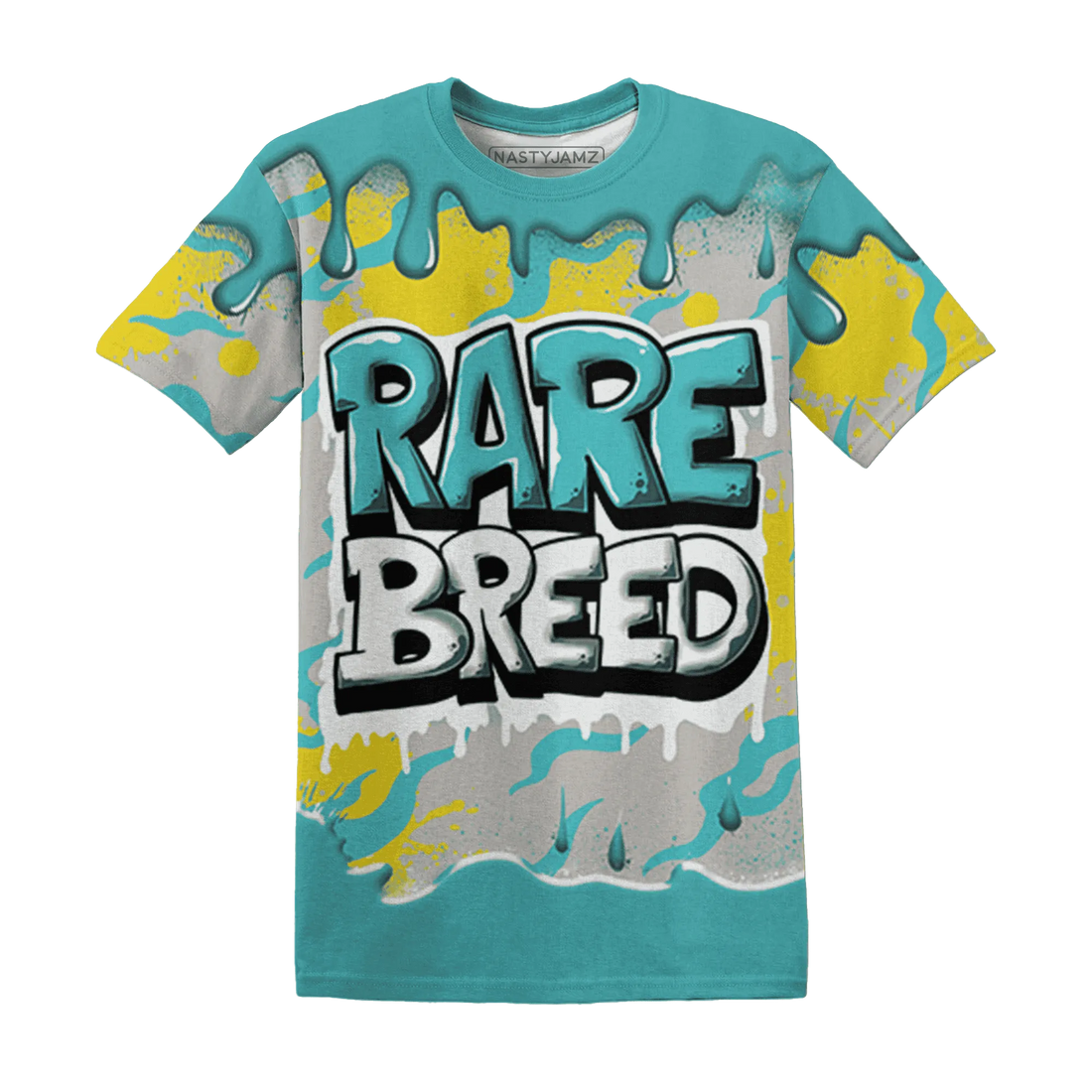 NBL-Cyan-Burst-9060-T-Shirt-Match-Rare-Breed-3D-Drippin