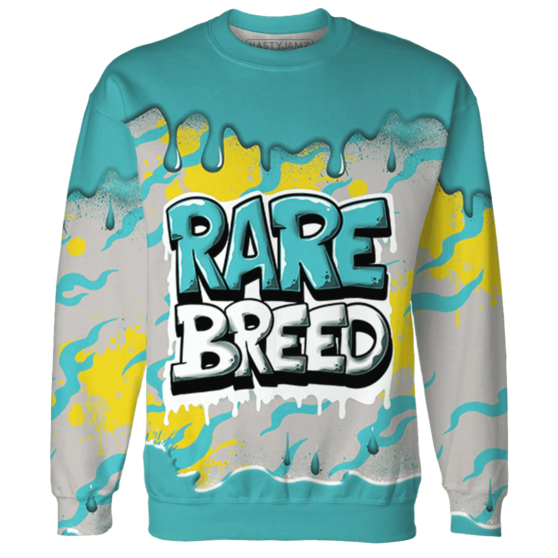 NBL-Cyan-Burst-9060-Sweatshirt-Match-Rare-Breed-3D-Drippin