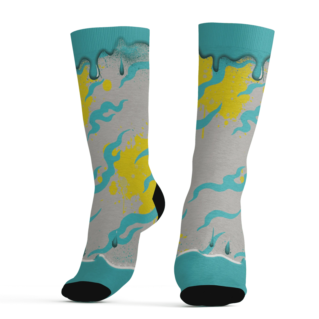 NBL-Cyan-Burst-9060-Socks-Match-Rare-Breed-3D-Drippin