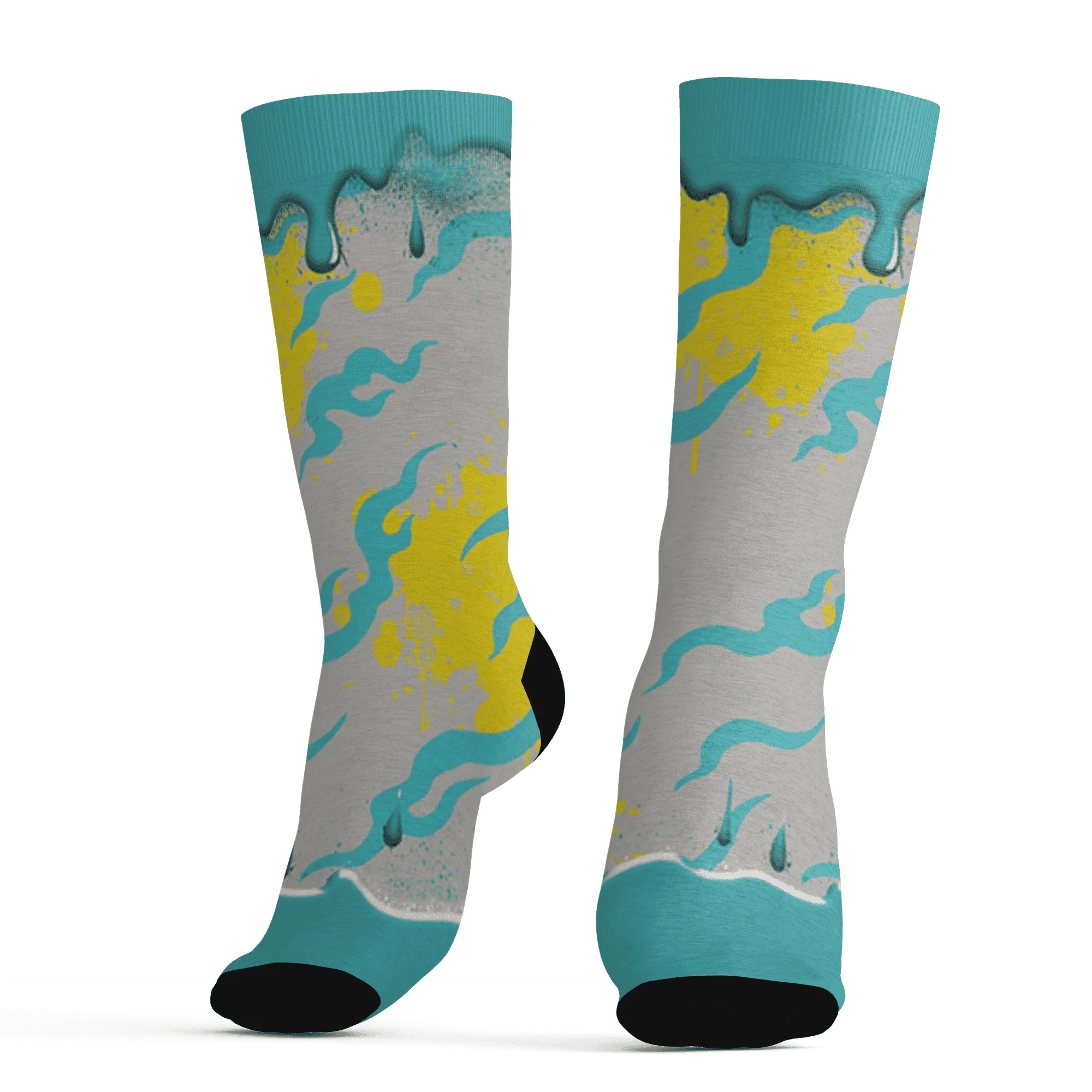 NBL-Cyan-Burst-9060-Socks-Match-Rare-Breed-3D-Drippin