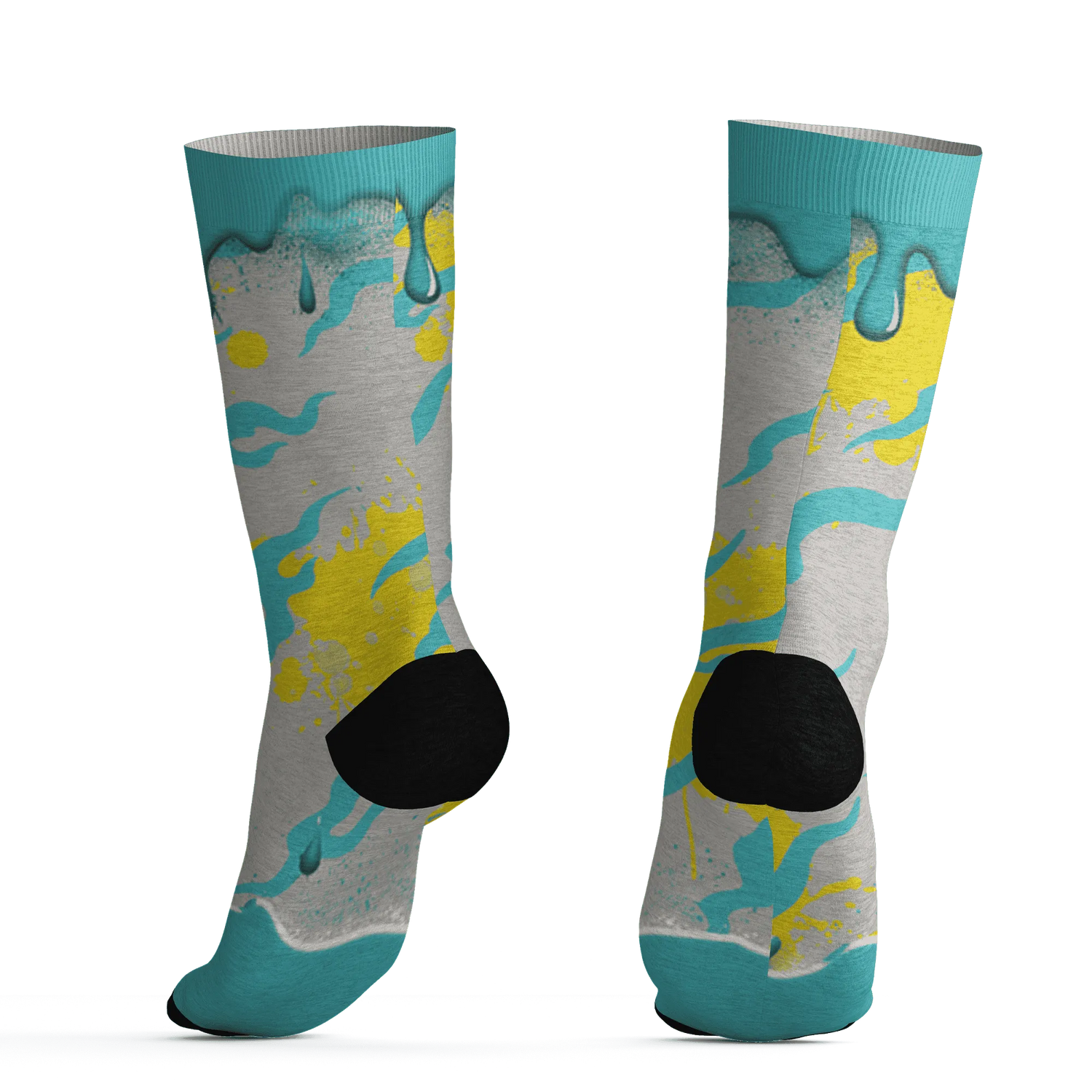 NBL-Cyan-Burst-9060-Socks-Match-Rare-Breed-3D-Drippin