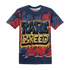 VaporMax-Air-Plus-Midnight-Navy-Gold-Black-T-Shirt-Match-Rare-Breed-3D-Drippin