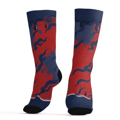 VaporMax-Air-Plus-Midnight-Navy-Gold-Black-Socks-Match-Rare-Breed-3D-Drippin