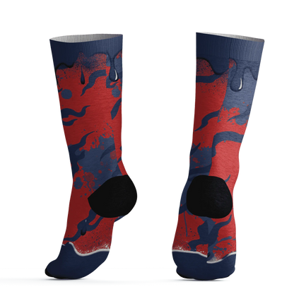VaporMax-Air-Plus-Midnight-Navy-Gold-Black-Socks-Match-Rare-Breed-3D-Drippin