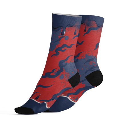 VaporMax-Air-Plus-Midnight-Navy-Gold-Black-Socks-Match-Rare-Breed-3D-Drippin