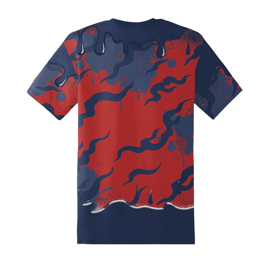 VaporMax-Air-Plus-Midnight-Navy-Gold-Black-T-Shirt-Match-Rare-Breed-3D-Drippin