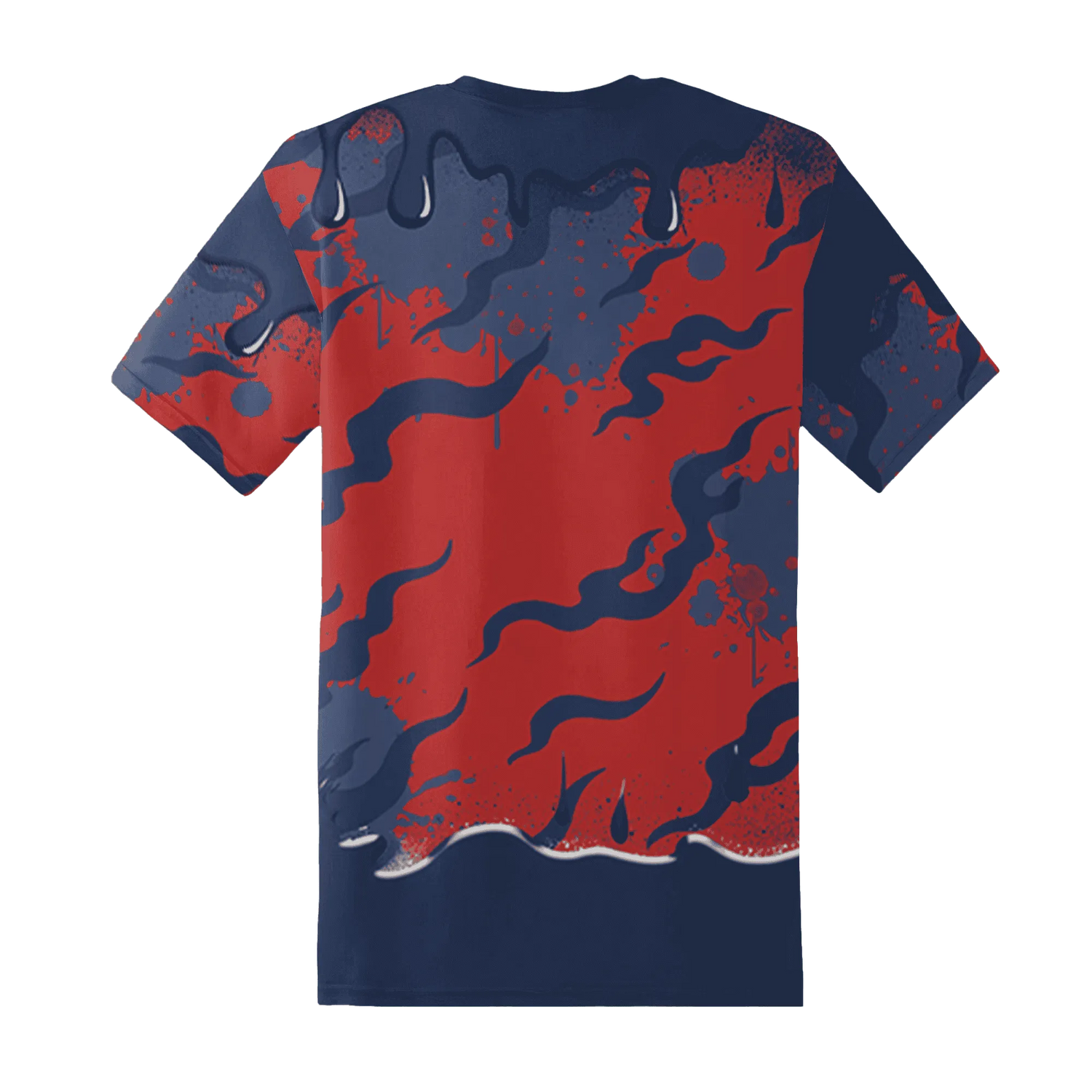 VaporMax-Air-Plus-Midnight-Navy-Gold-Black-T-Shirt-Match-Rare-Breed-3D-Drippin