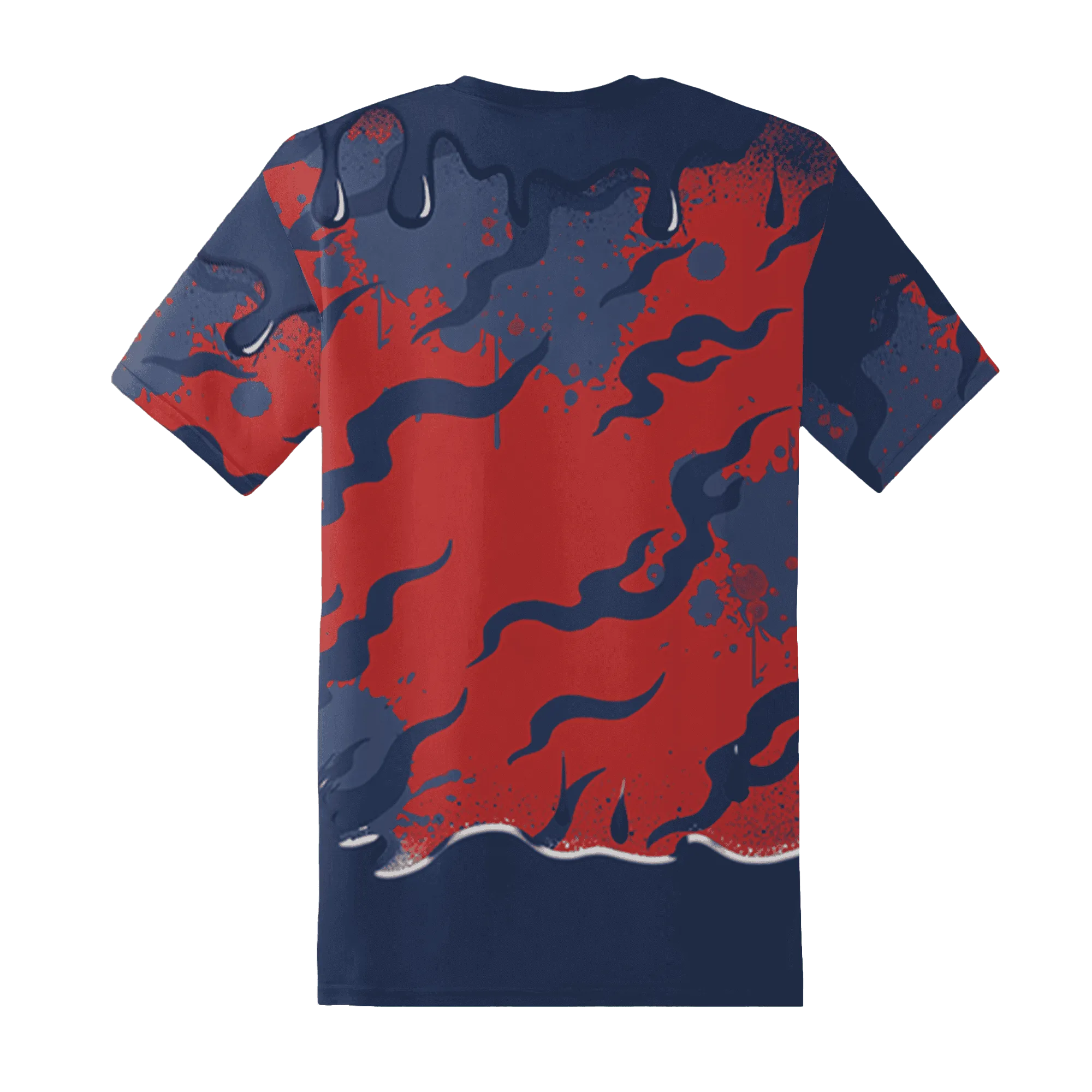 VaporMax-Air-Plus-Midnight-Navy-Gold-Black-T-Shirt-Match-Rare-Breed-3D-Drippin