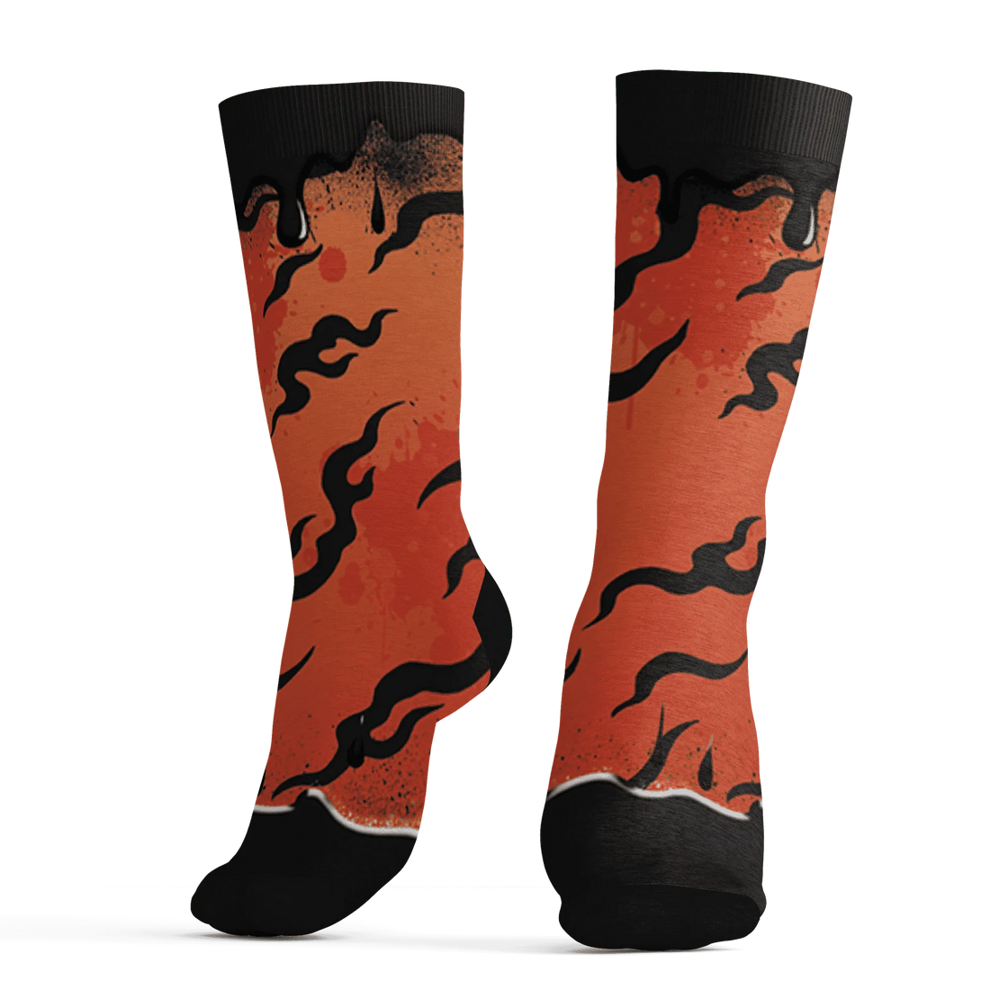 VaporMax-Crimson-Total-Orange-Plus-Socks-Match-Rare-Breed-3D-Drippin