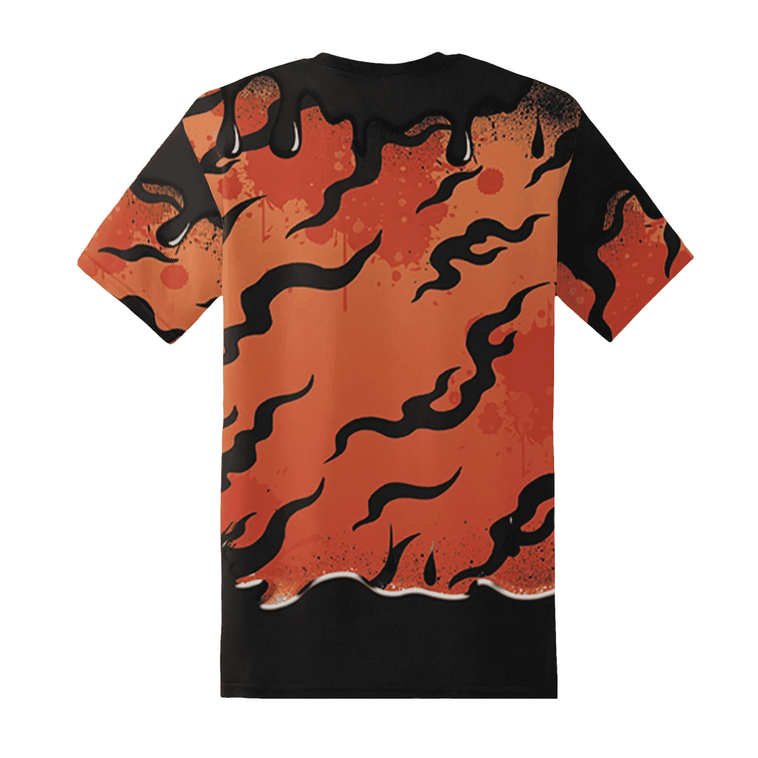 VaporMax-Crimson-Total-Orange-Plus-T-Shirt-Match-Rare-Breed-3D-Drippin