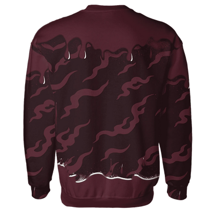 VaporMax-Night-Maron-Burgundy-Sweatshirt-Match-Rare-Breed-3D-Drippin