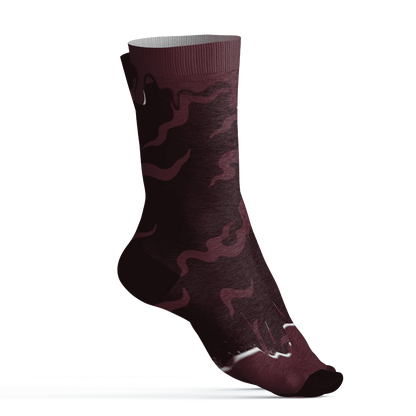 VaporMax-Night-Maron-Burgundy-Socks-Match-Rare-Breed-3D-Drippin