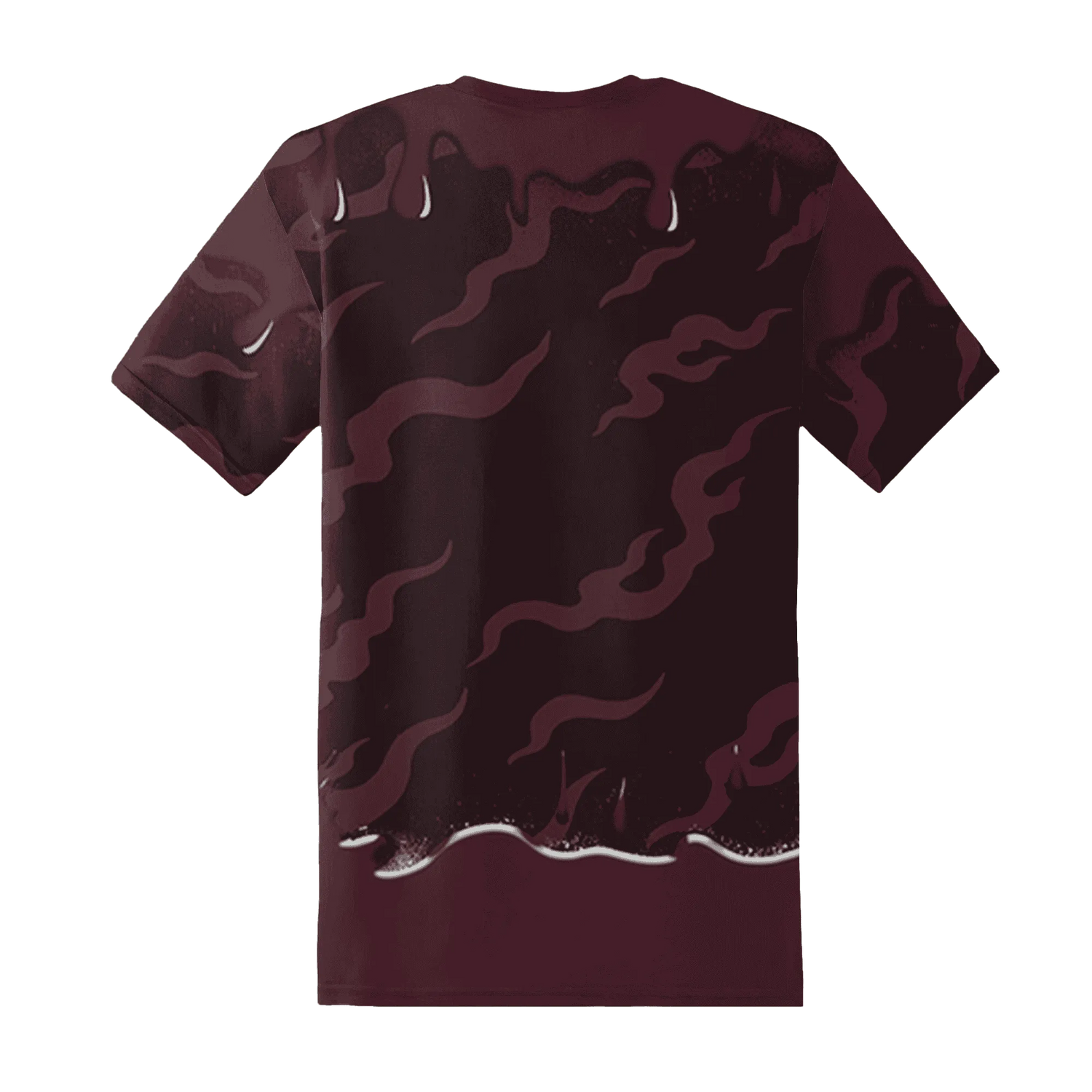 VaporMax-Night-Maron-Burgundy-T-Shirt-Match-Rare-Breed-3D-Drippin