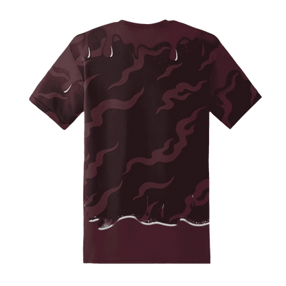 VaporMax-Night-Maron-Burgundy-T-Shirt-Match-Rare-Breed-3D-Drippin