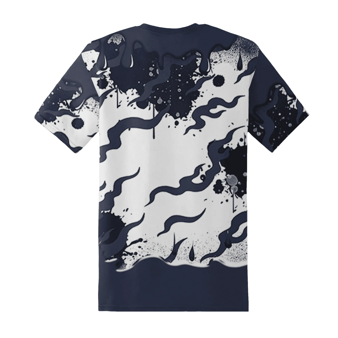 VaporMax-Plus-Midnight-Navy-White-Metallic-Silver-NastyJamz-T-Shirt-Match-Rare-Breed-3D-Drippin