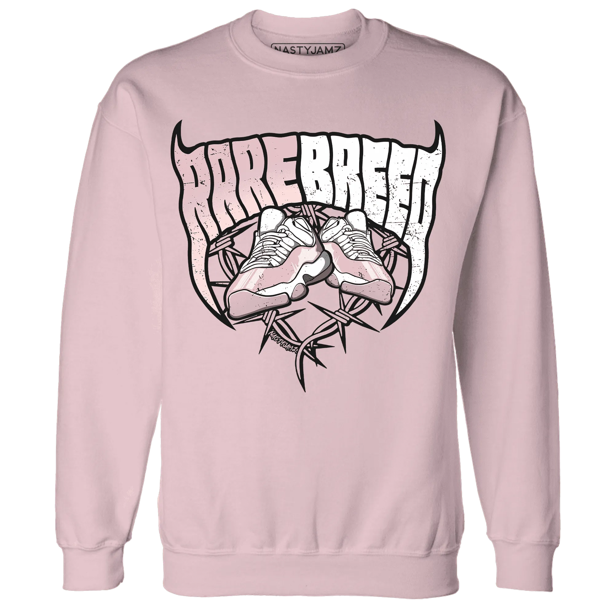 Low-Legend-Pink-11s-Sweatshirt-Match-Rare-Breed-Sneaker