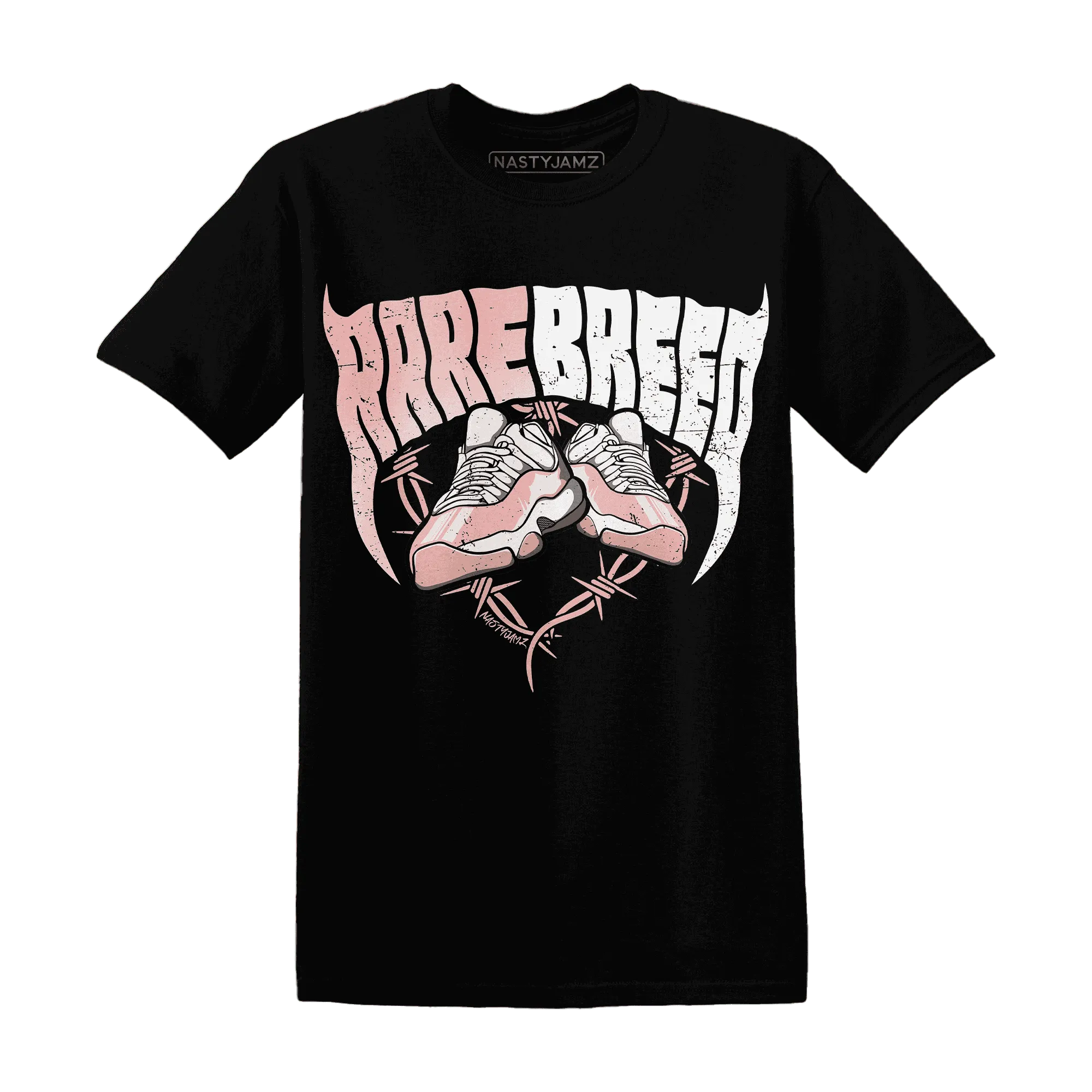 Low-Legend-Pink-11s-T-Shirt-Match-Rare-Breed-Sneaker