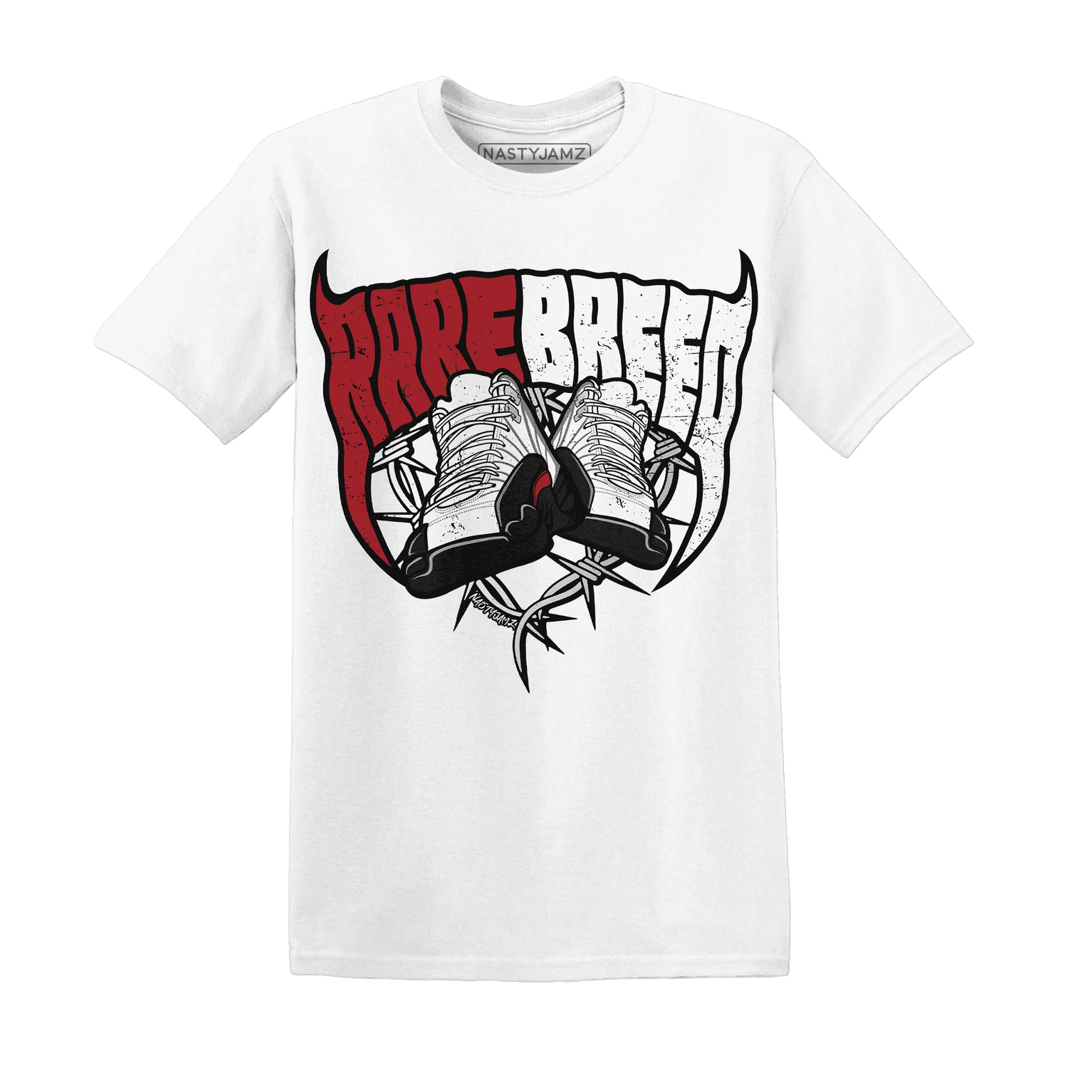 Retro-Red-Taxi-12s-T-Shirt-Match-Rare-Breed-Sneaker