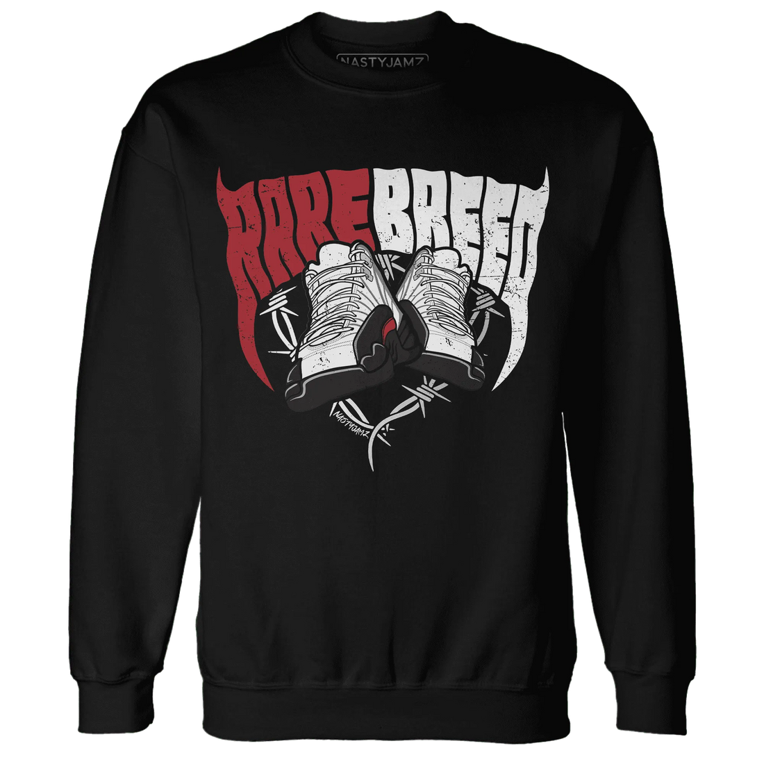 Retro-Red-Taxi-12s-Sweatshirt-Match-Rare-Breed-Sneaker