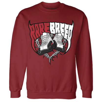 Retro-Red-Taxi-12s-Sweatshirt-Match-Rare-Breed-Sneaker