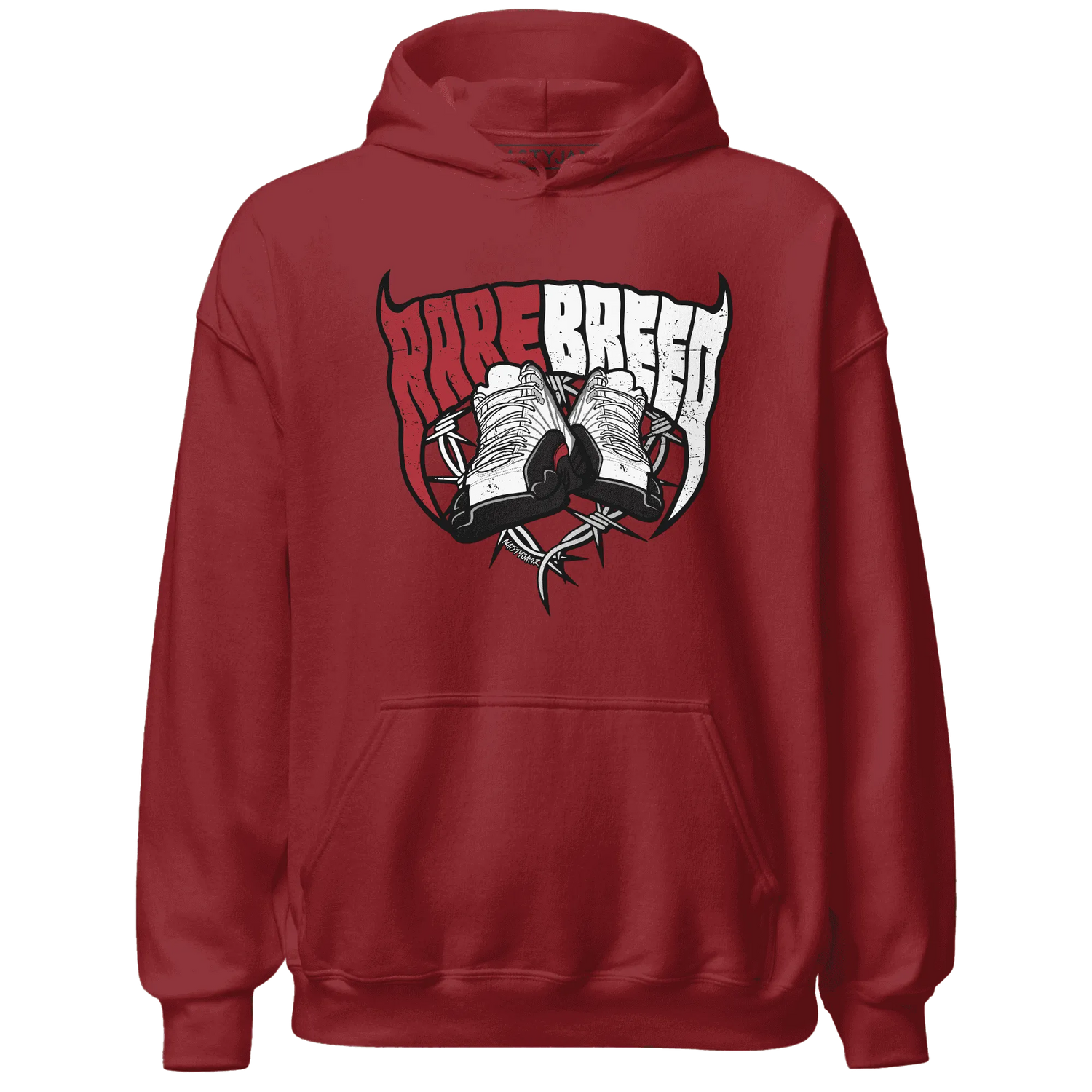 Retro-Red-Taxi-12s-Hoodie-Match-Rare-Breed-Sneaker
