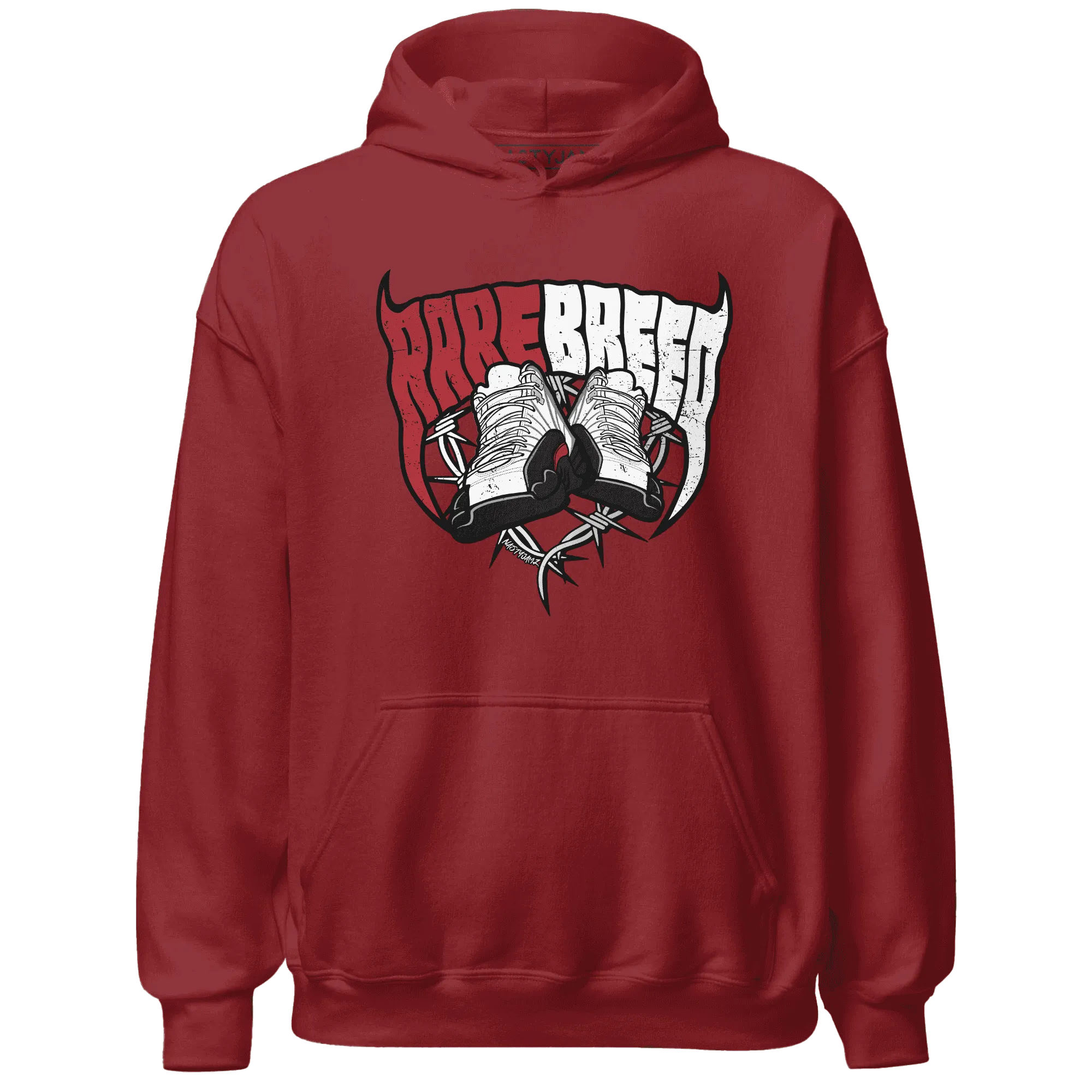 Retro-Red-Taxi-12s-Hoodie-Match-Rare-Breed-Sneaker