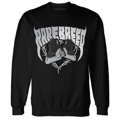 NastyJamz-Wolf-Grey-12s-Sweatshirt-Match-Rare-Breed-Sneaker