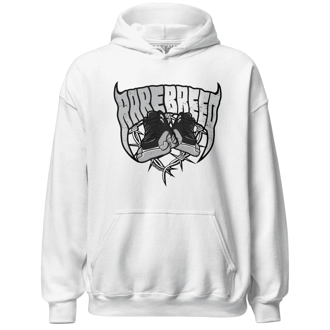NastyJamz-Wolf-Grey-12s-Hoodie-Match-Rare-Breed-Sneaker