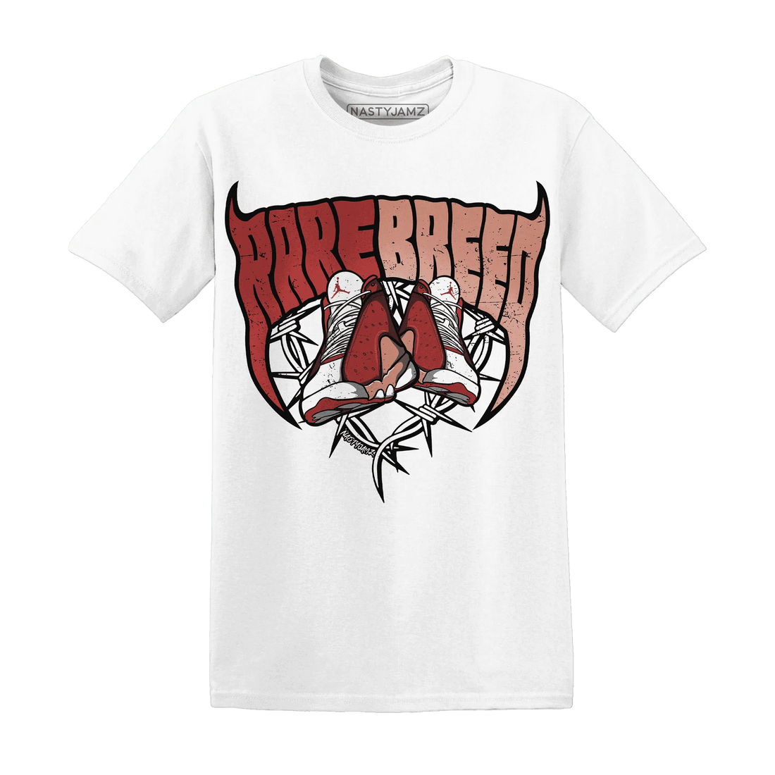 Dune-Red-13s-T-Shirt-Match-Rare-Breed-Sneaker