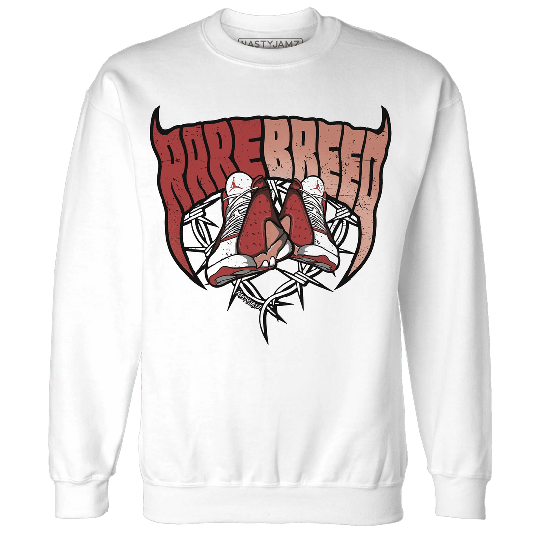 Dune-Red-13s-Sweatshirt-Match-Rare-Breed-Sneaker