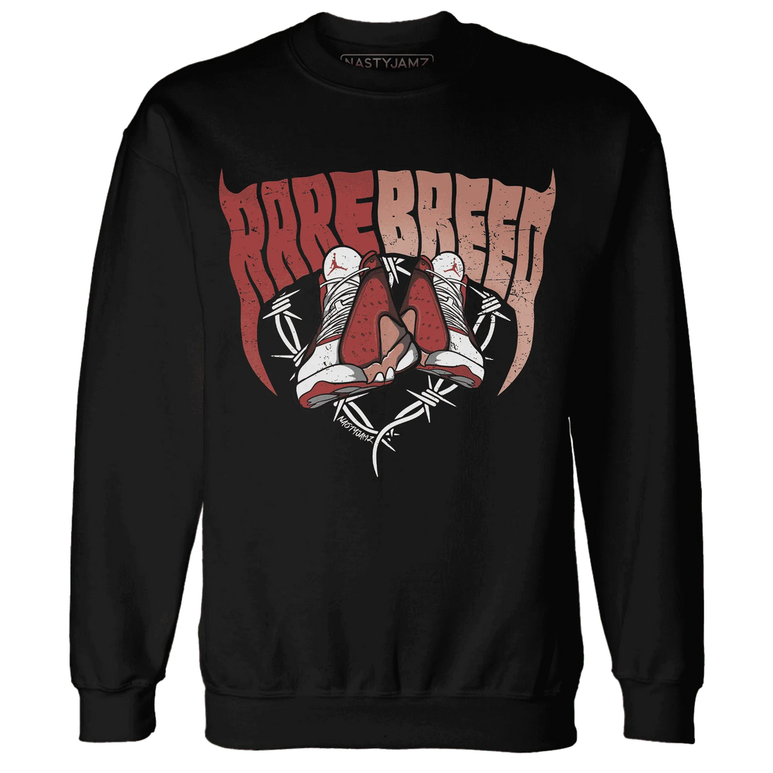 Dune-Red-13s-Sweatshirt-Match-Rare-Breed-Sneaker