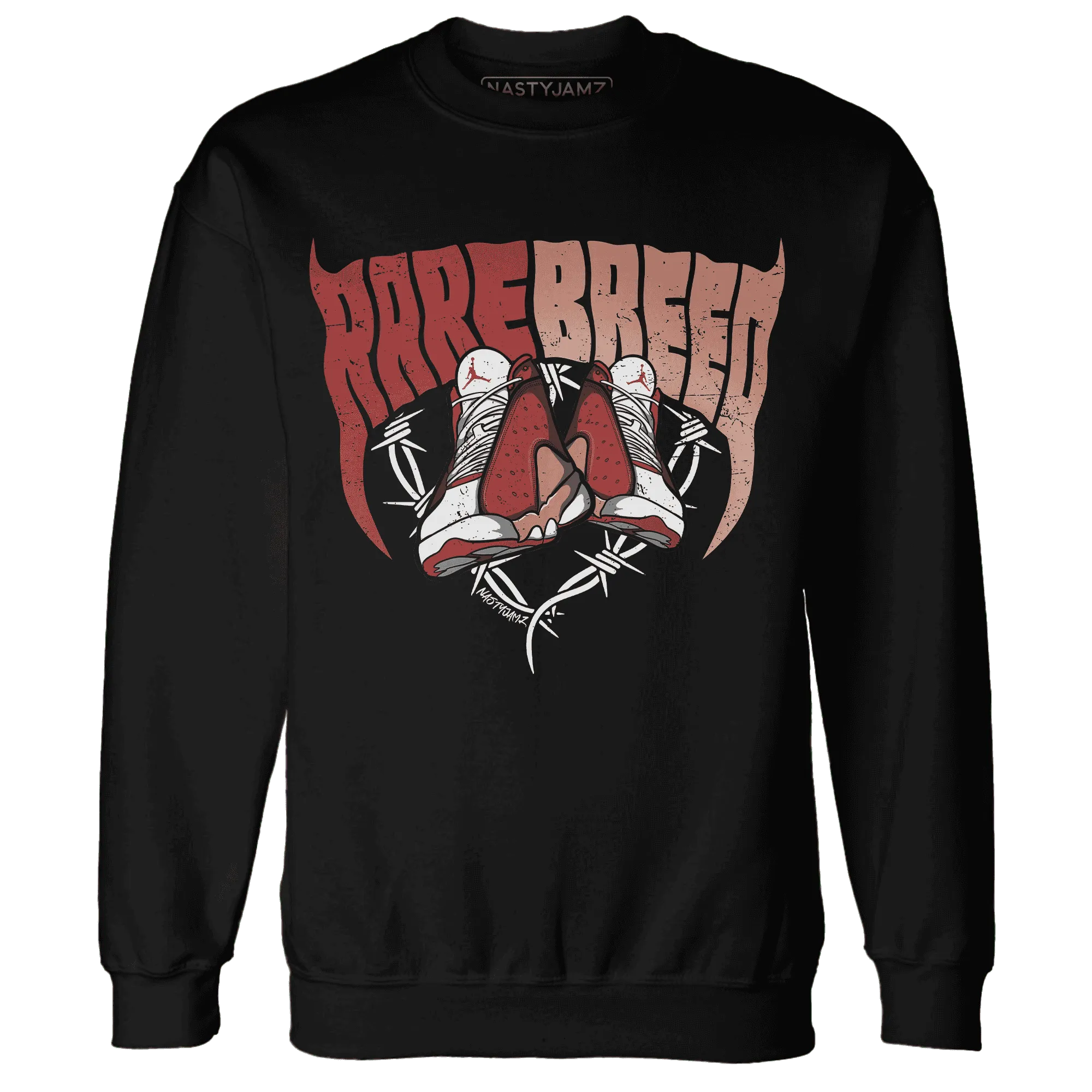 Dune-Red-13s-Sweatshirt-Match-Rare-Breed-Sneaker