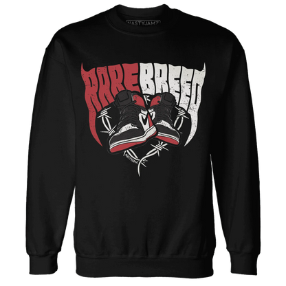 Black-Toe-Reimagined-Red-White-1s-NastyJamz-Sweatshirt-Match-Rare-Breed-Sneaker