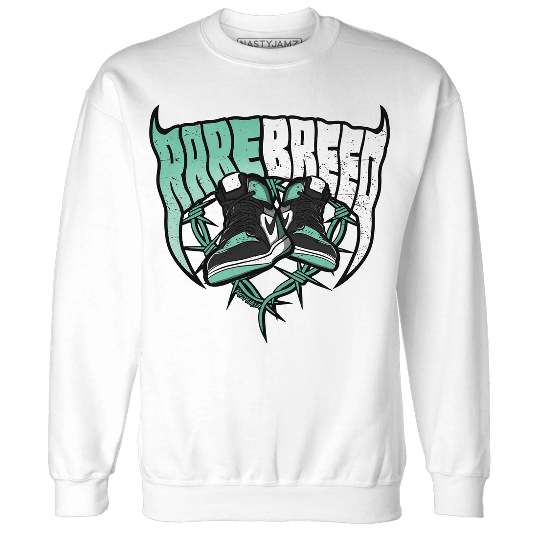 High-OG-Green-Glow-1s-Sweatshirt-Match-Rare-Breed-Sneaker