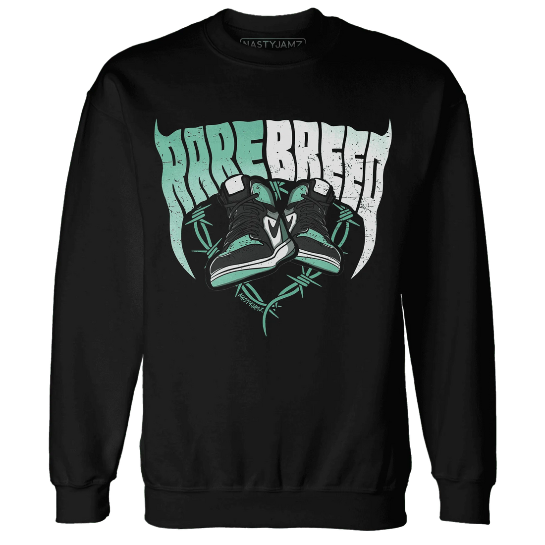 High-OG-Green-Glow-1s-Sweatshirt-Match-Rare-Breed-Sneaker
