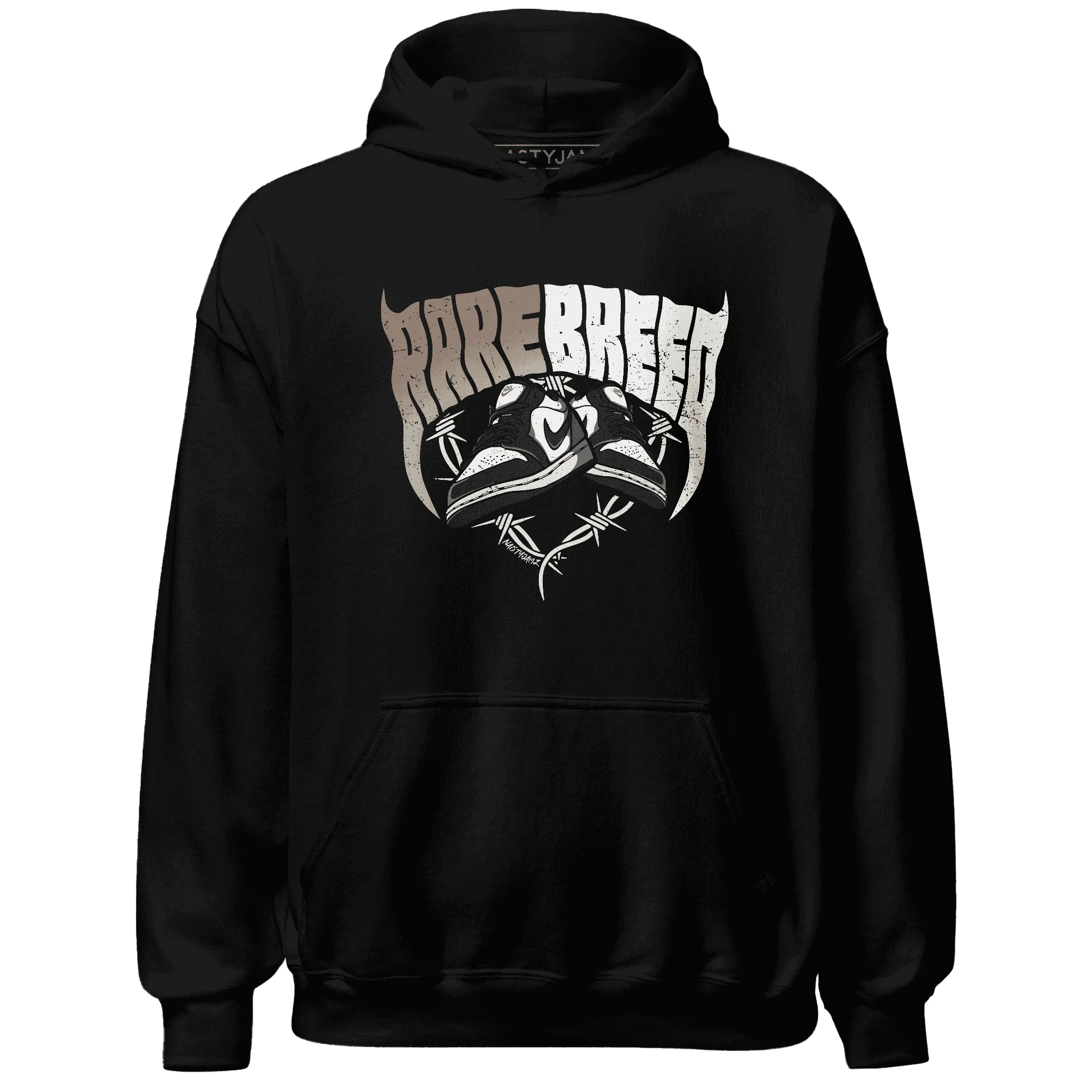 NastyJamz-Low-Mocha-1s-Hoodie-Match-Rare-Breed-Sneaker