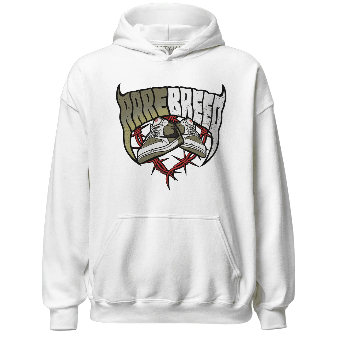 NastyJamz-Medium-Olive-1s-Hoodie-Match-Rare-Breed-Sneaker