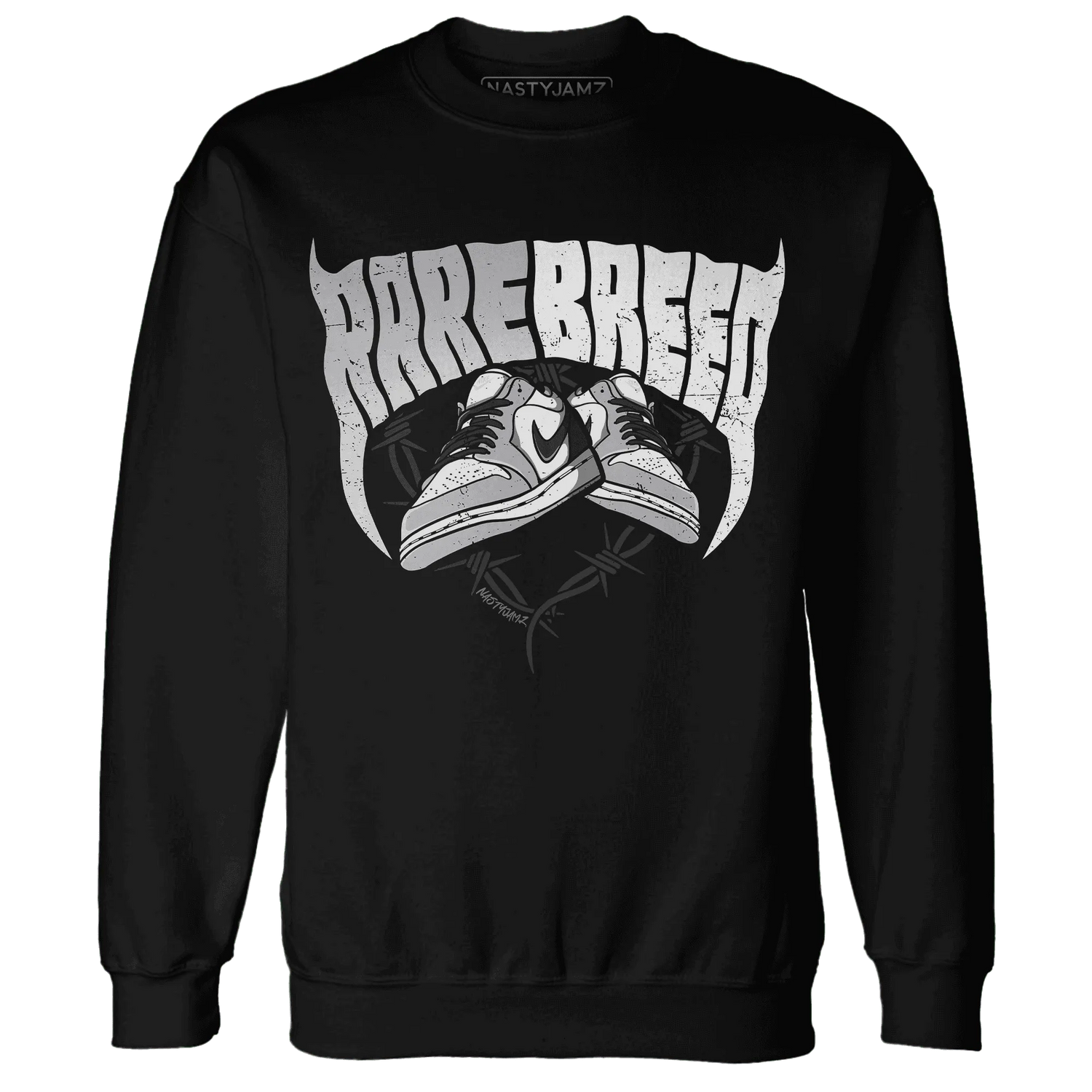 Wolf-Grey-1s-Sweatshirt-Match-Rare-Breed-Sneaker