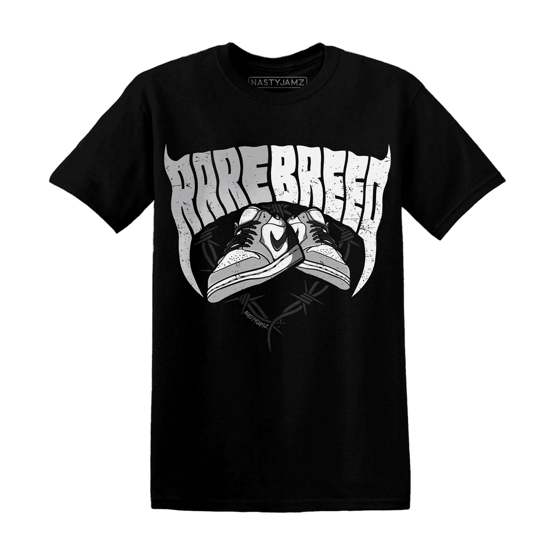 Wolf-Grey-1s-T-Shirt-Match-Rare-Breed-Sneaker