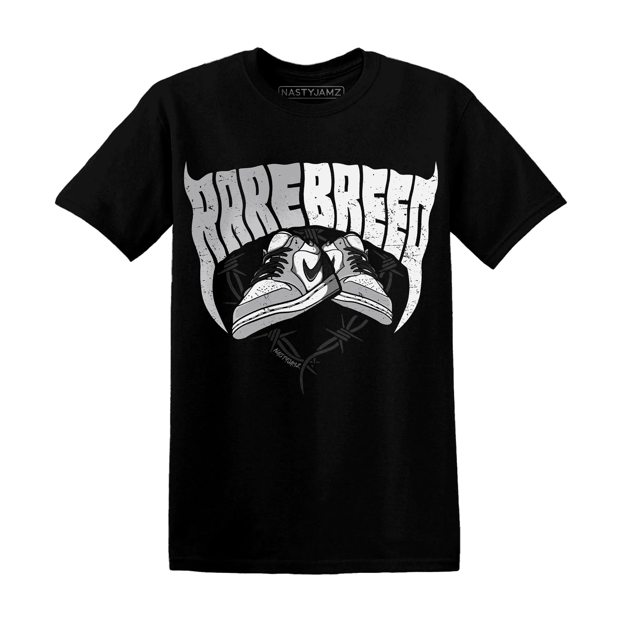 Wolf-Grey-1s-T-Shirt-Match-Rare-Breed-Sneaker