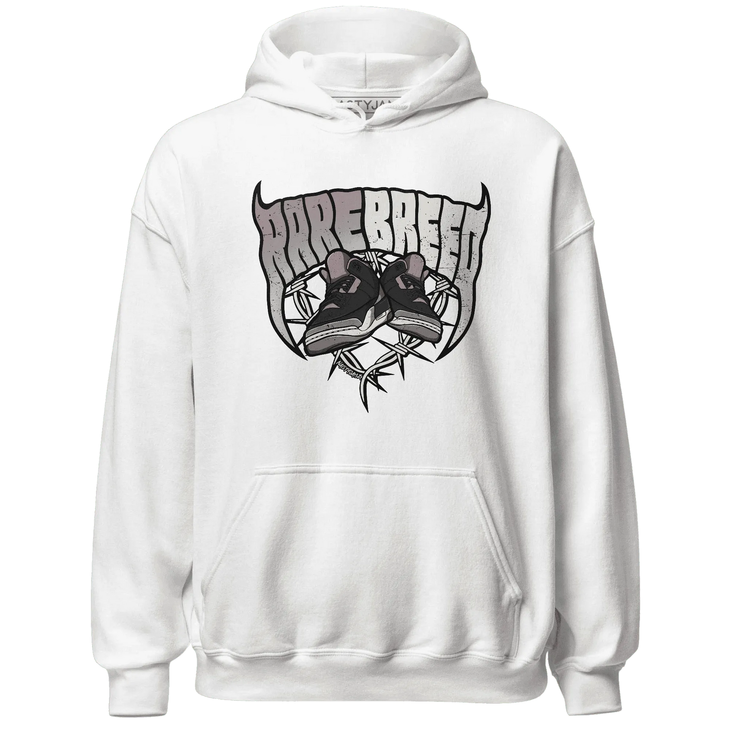 NastyJamz-Black-Violet-Ore-3s-Hoodie-Match-Rare-Breed-Sneaker