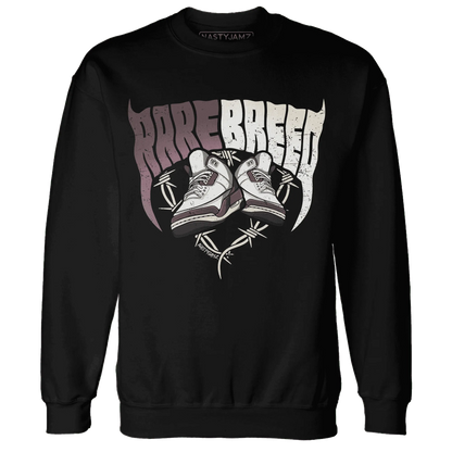 NastyJamz-Burgundy-Crush-3s-Sweatshirt-Match-Rare-Breed-Sneaker