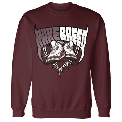 NastyJamz-Burgundy-Crush-3s-Sweatshirt-Match-Rare-Breed-Sneaker