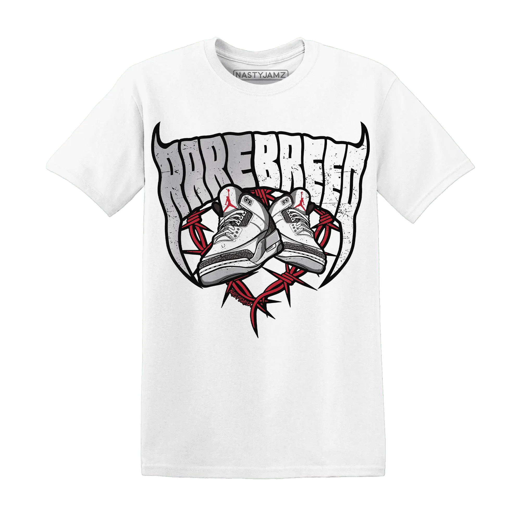 Cement-Grey-3s-T-Shirt-Match-Rare-Breed-Sneaker