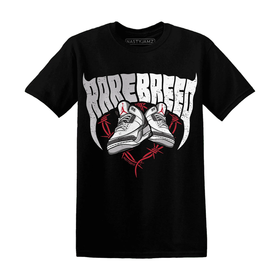 Cement-Grey-3s-T-Shirt-Match-Rare-Breed-Sneaker