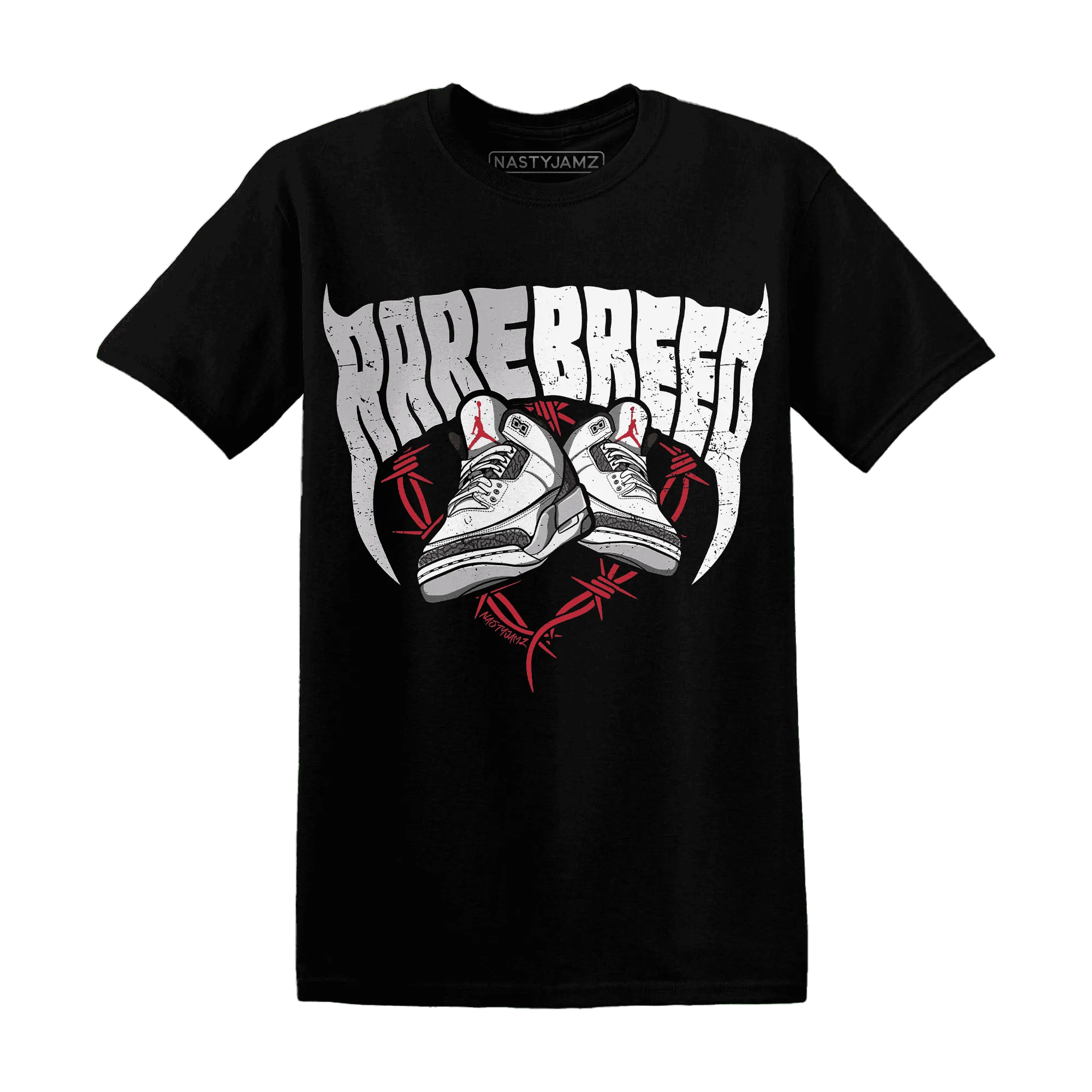 Cement-Grey-3s-T-Shirt-Match-Rare-Breed-Sneaker