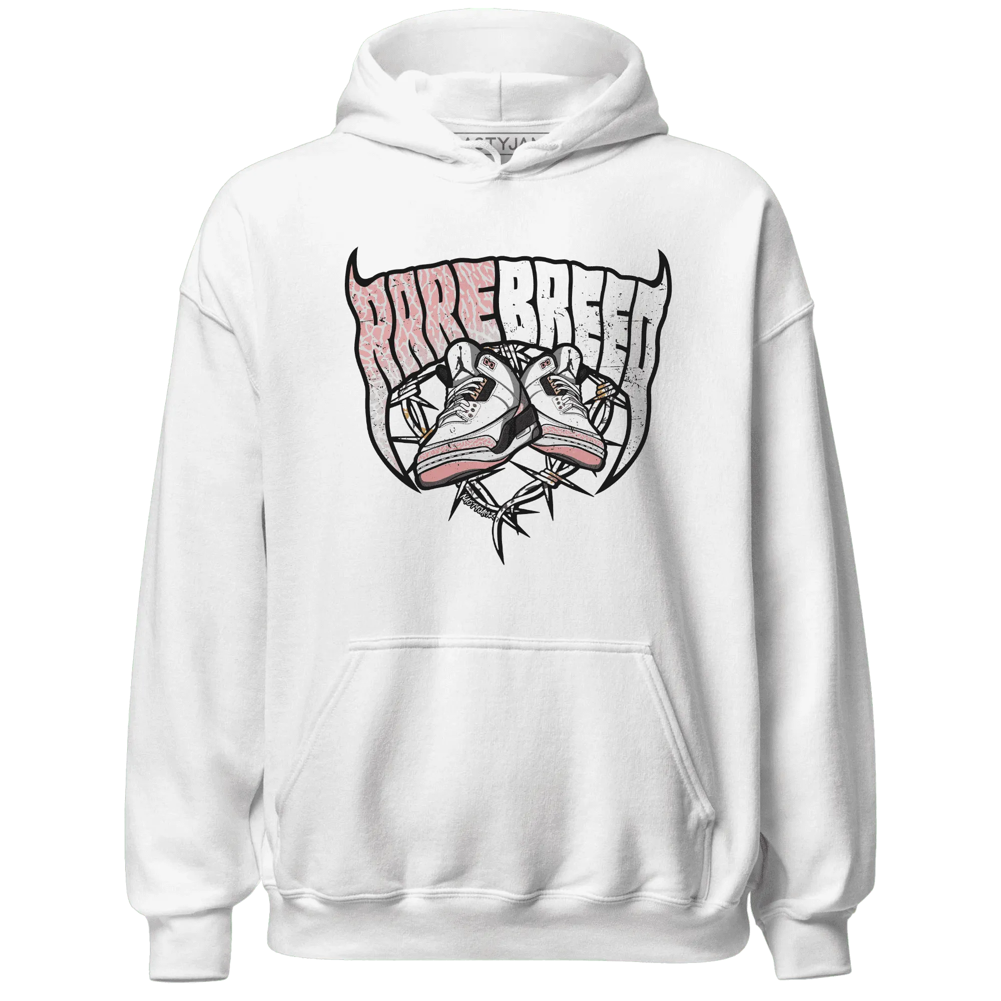 Red-Stardust-3s-Hoodie-Match-Rare-Breed-Sneaker