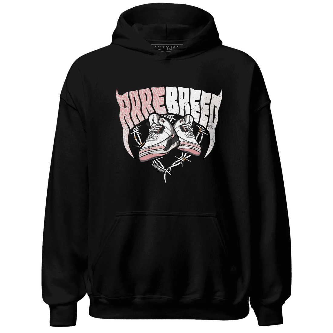 Red-Stardust-3s-Hoodie-Match-Rare-Breed-Sneaker
