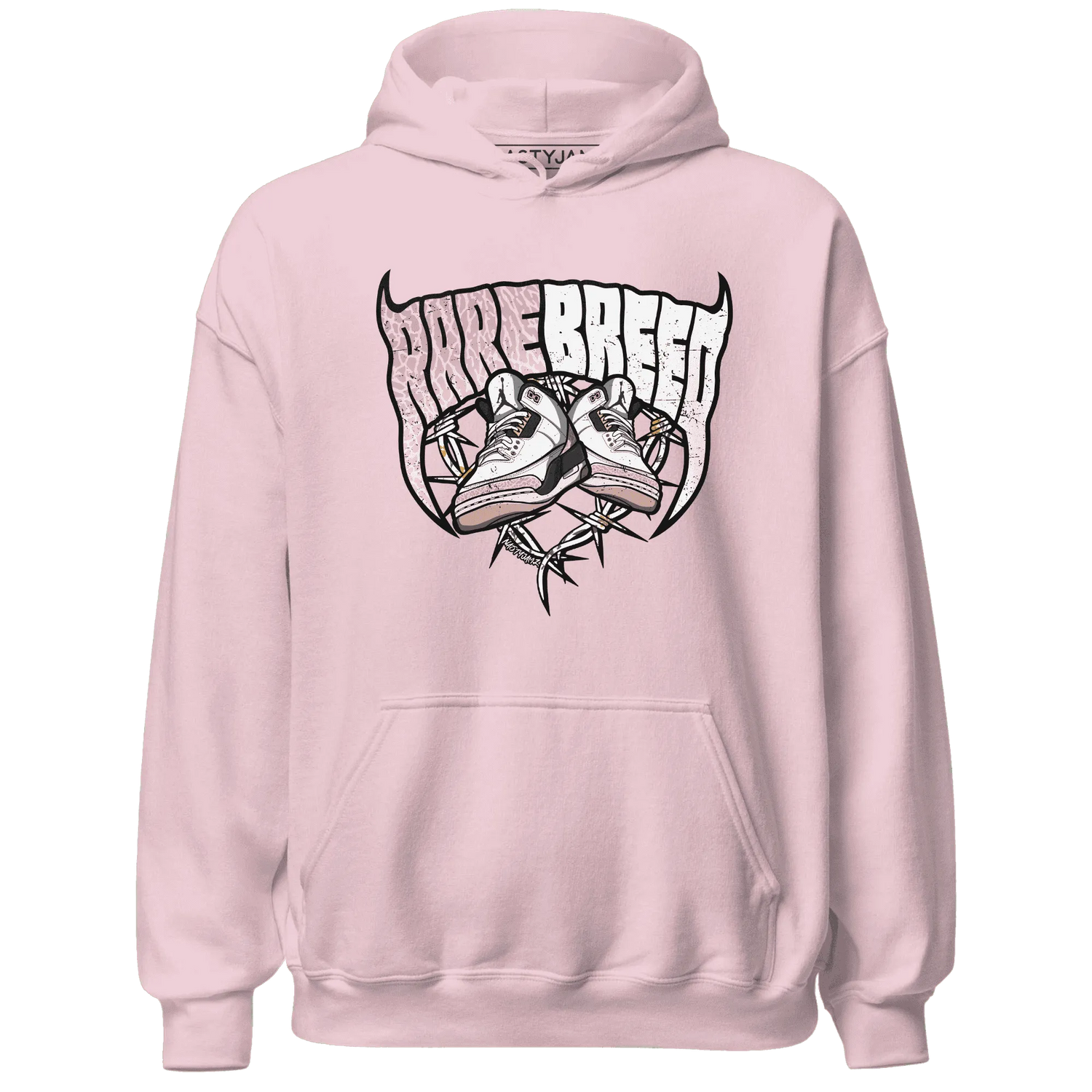 Red-Stardust-3s-Hoodie-Match-Rare-Breed-Sneaker