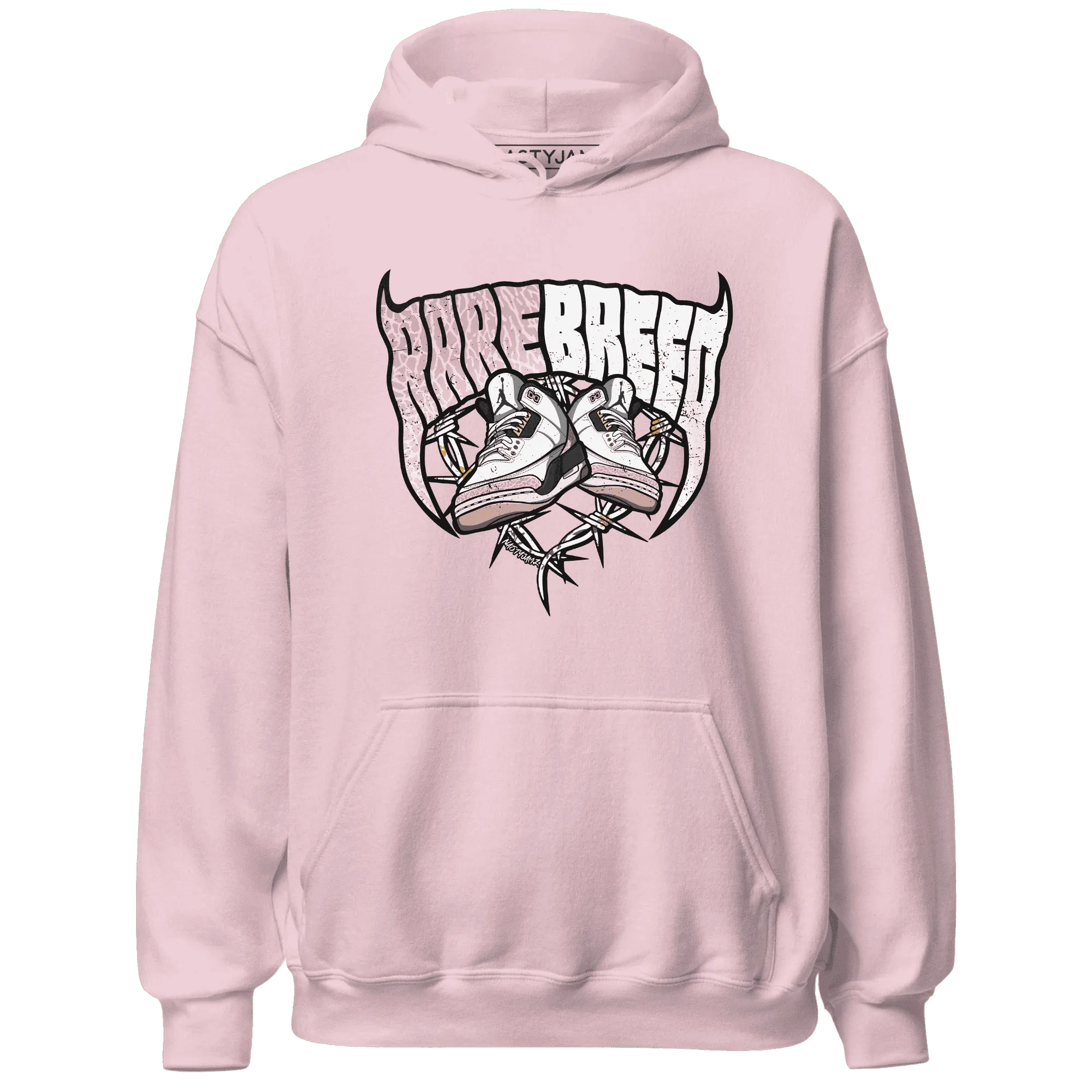 Red-Stardust-3s-Hoodie-Match-Rare-Breed-Sneaker